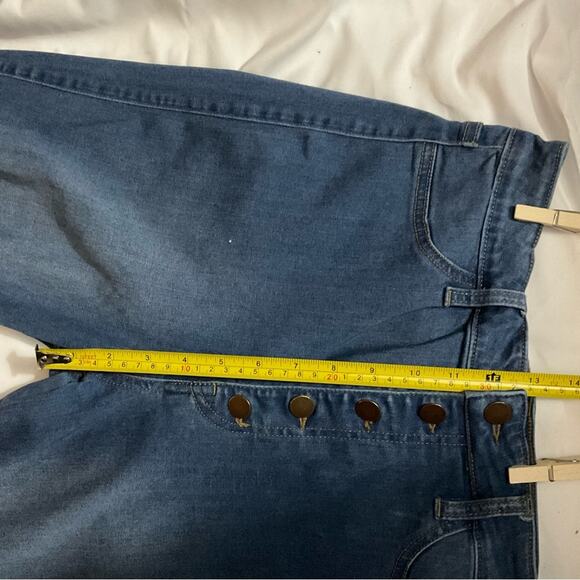 Fashion Nova Distressed Blue Wide Leg Bellbottoms 13 Juniors Classic Casual - Picture 6 of 10